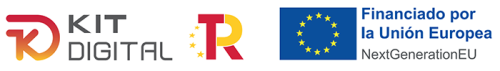 Logotipo del Kit Digital, programa financiado por la Unión Europea - Next Generation EU